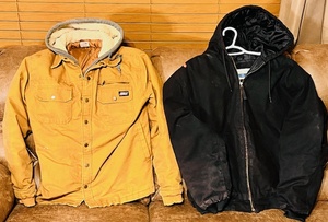 lot 147 image: Two Winter Work Coats - Dickies Fleece Lined MM (38-40) &amp Blue Mountain (XL)