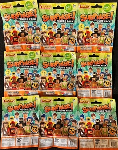lot 208 image: Nine (9) Packs of 2020 Blokko Surprise Figure Packs