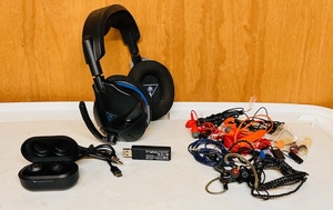 lot 197 image: Turtle Beach - Stealth 600 Gen 2 USB PS Wireless Gaming Headset for PS5, PS4, JLab WirelessRechargeable Earbuds, &amp Large Assortment of Earbuds