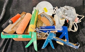 lot 216 image: New &amp Used Painting, Walls, and Sealing Supplies