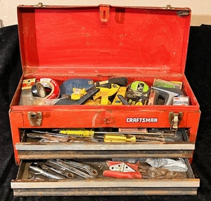 lot 217 image: Craftsman Toolbox and Contents