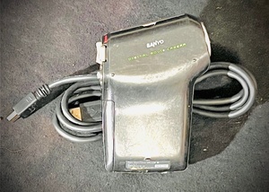 lot 264 image: Sanyo XACTI&nbsp CG6 Digital Movie Camera 6 Megapixel WCharger Cable
