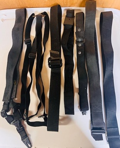 lot 267 image: Seven (7) Assorted Tactical Belts &amp Shoulder Holster Strap - Including Spec-Ops &amp The Outdoor Connection