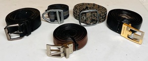 lot 280 image: Five (5) Mens Belts - Including Cabelas, Chaps, &amp Geoffrey Bean