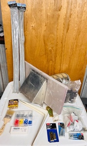 lot 281 image: Nice Assortment of Home Improvement Items &amp Hardware
