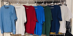 lot 294 image: Seven (7) Size 3x Mens T-Shirts in Assorted Colors