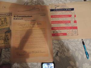 lot 569 image: DOCUMENTS OF FREEDOM - CONSTITUTION EDITION