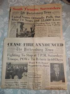 lot 579 image: VIETNAM  - CEASEFIRE & US OFFICIAL PULLS OUT VIETNAM - 12473  & 43075