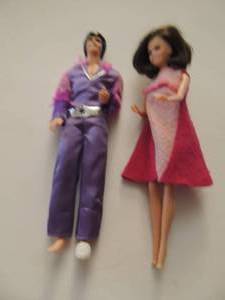 lot 581 image: VINTAGE  DONNIE & MARIE OSMOND DOLLS - MATTEL 1976