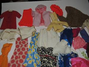 lot 587 image: BARBIE  FASHION DOLL CLOTHES - MOST HOME DESIGNED & CREATED