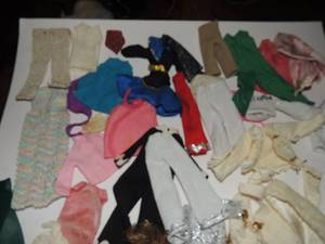 lot 588 image: BARBIE  FASHION DOLL CLOTHES - MOST HOME DESIGNED & CREATED