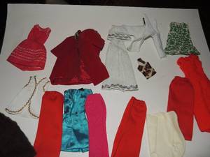 lot 589 image: BARBIE  FASHION DOLL CLOTHES - MOST HOME DESIGNED & CREATED