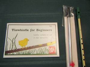 lot 109 image: tin whistle for beginners