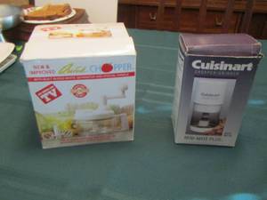 lot 120 image: Cuisinart coffee grinder, quick chopper