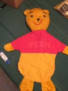 lot 150 image: handmade vintage unstuffed Winnie the pooh