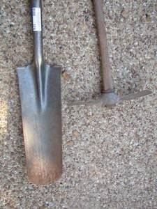 lot 174 image: ax, small shovel