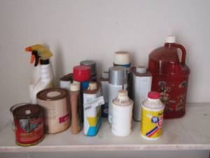lot 203 image: used chemical lot