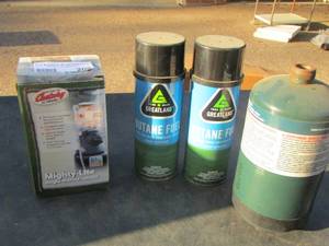 lot 206 image: propane tank, butane fuel, century mighty light