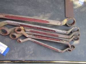 lot 216 image: VLCHEK CLOSED END  WRENCHES qty 6 various sizes