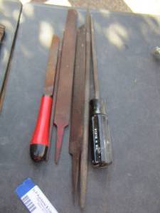 lot 217 image: files and a screw driver