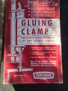 lot 222 image: gluing clamp craftsman
