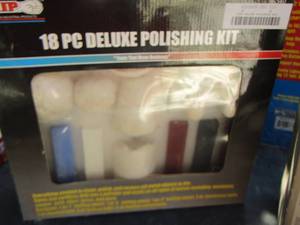 lot 226 image: 18 pc deluxe polishing kit