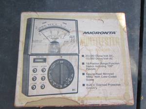 lot 230 image: Micronta multimeter
