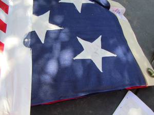 lot 238 image: American flag 2 x 2 ply