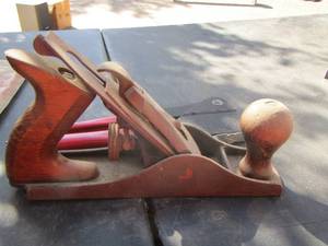 lot 240 image: VINTAGE HAND PLANER & Sears Riveter