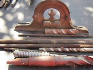 lot 249 image: files and large drill bits