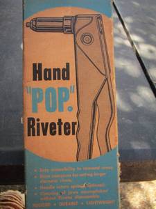 lot 255 image: hand pop riveter