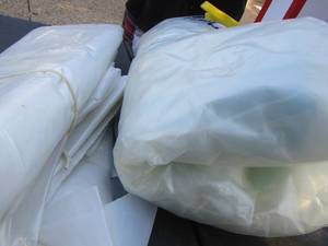lot 297 image: plastic drop cloth