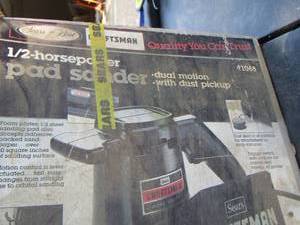 lot 301 image: craftsman 12 horsepower pad sander