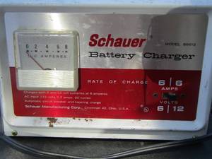 lot 302 image: schauer battery charger model b6612