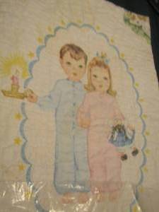 lot 322 image: BABY quilt July 1944