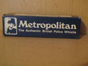 lot 365 image: Metropolitan British police whistle