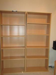 lot 373 image: 5 tier book shelves  QTY 2