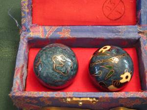 lot 380 image: Japanese Iron Balls