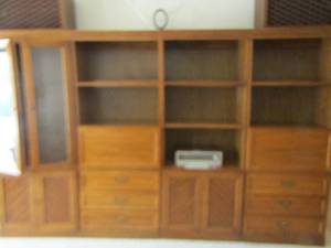 lot 397 image: 4 piece entertainment cabinet