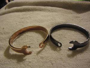 lot 77 image: wrench bracelets