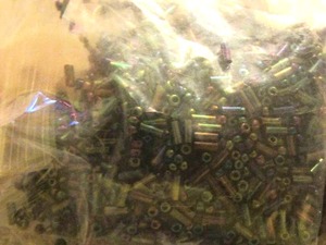 lot 123 image: various small beads for necklaces