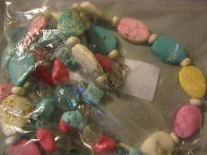 lot 169 image: womens colorful stone necklace