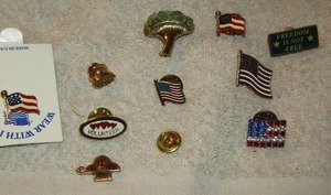 lot 238 image: shirt pins