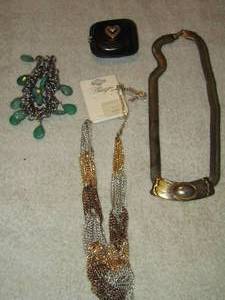 lot 258 image: various decorative necklaces  & BRACELET