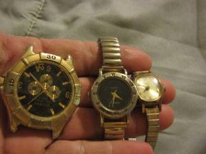lot 357 image: 2 watches and 1 watch face