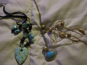 lot 337 image: TURQUOISE NECKLACES  & 2 OTHER NECKLACES