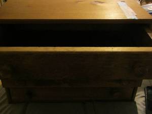 lot 323 image: 3 drawer wooden jewelry box