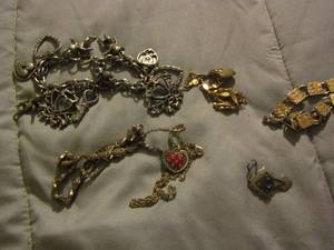 lot 372 image: Angel charm bracelet, womens necklaces and bracelets