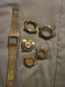 lot 418 image: Womens watch faces and watch frames