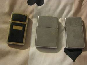 lot 188 image: 3 ZIPPO Lighters-